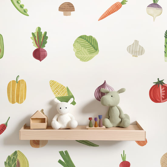 Vegetable Kit • Small • Peel-and-Stick Wall Decals
