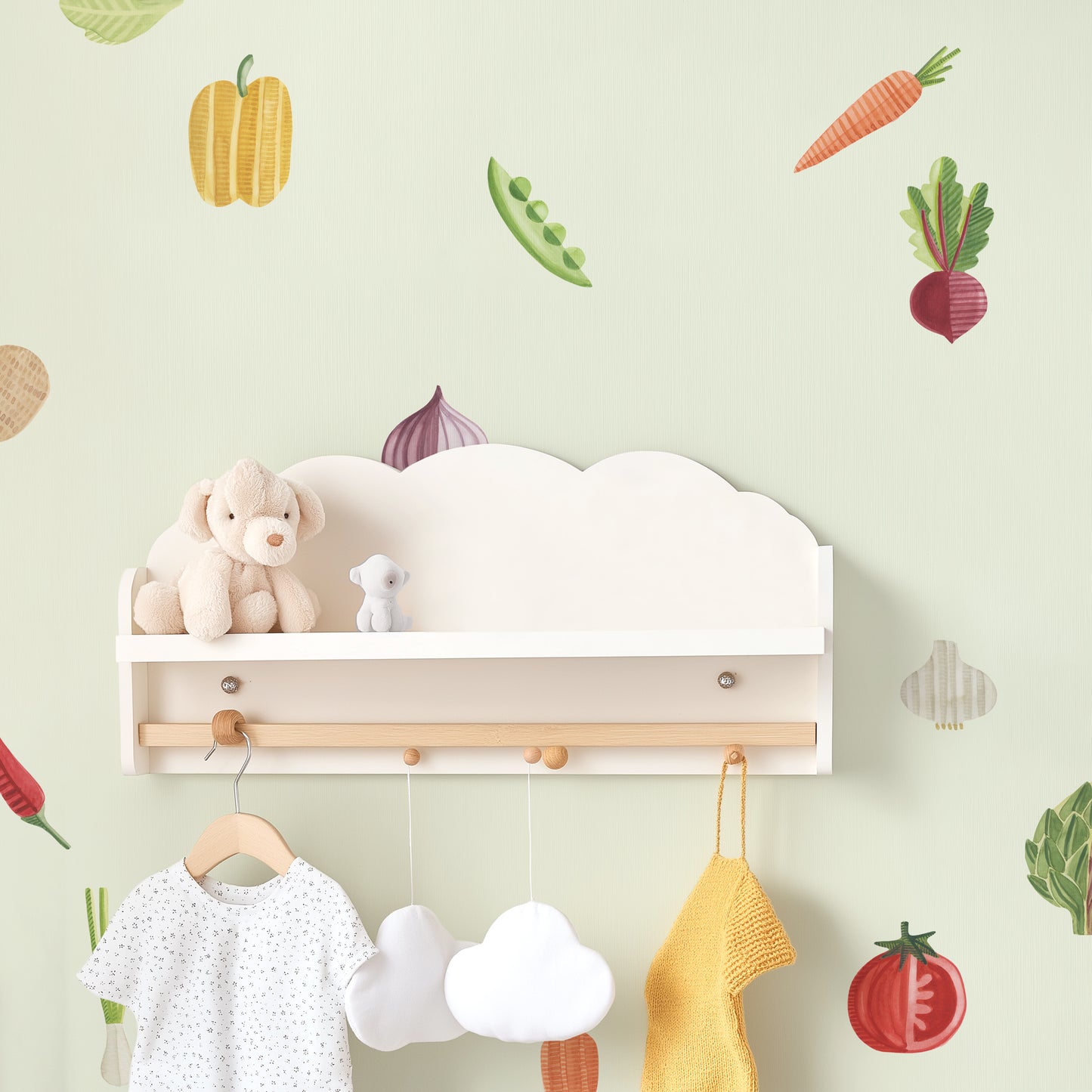 Vegetable Kit • Small • Peel-and-Stick Wall Decals