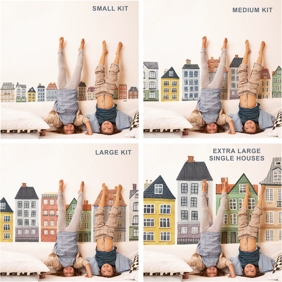 Village Kit • Medium • Peel-and-Stick Wall Decals